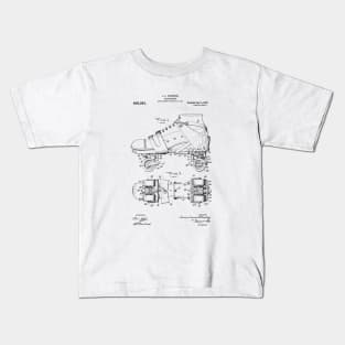 Roller Skate Patent Kids T-Shirt